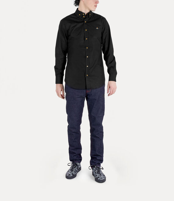 Vivienne Westwood Two Button Krall Shirt in black